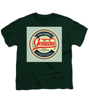 Rubino Genuine - Youth T-Shirt Youth T-Shirt Pixels Hunter Green Small 