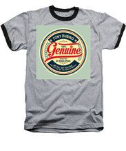Rubino Genuine - Baseball T-Shirt Baseball T-Shirt Pixels Heather / Black Small 