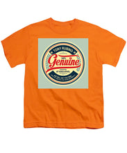 Rubino Genuine - Youth T-Shirt Youth T-Shirt Pixels Orange Small 