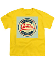 Rubino Genuine - Youth T-Shirt Youth T-Shirt Pixels Yellow Small 