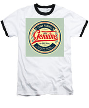 Rubino Genuine - Baseball T-Shirt Baseball T-Shirt Pixels White / Black Small 
