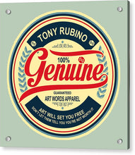 Rubino Genuine - Acrylic Print Acrylic Print Pixels 8.000" x 8.000" Aluminum Mounting Posts 
