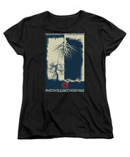 Rubino Grunge Tree - Women's T-Shirt (Standard Fit) Women's T-Shirt (Standard Fit) Pixels Black Small 