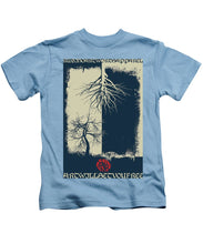 Rubino Grunge Tree - Kids T-Shirt Kids T-Shirt Pixels Carolina Blue Small 