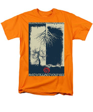 Rubino Grunge Tree - Men's T-Shirt  (Regular Fit) Men's T-Shirt (Regular Fit) Pixels Orange Small 