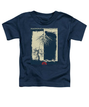 Rubino Grunge Tree - Toddler T-Shirt Toddler T-Shirt Pixels Navy Small 