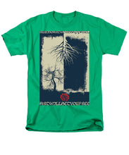 Rubino Grunge Tree - Men's T-Shirt  (Regular Fit) Men's T-Shirt (Regular Fit) Pixels Kelly Green Small 