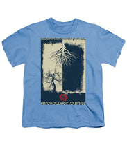 Rubino Grunge Tree - Youth T-Shirt Youth T-Shirt Pixels Carolina Blue Small 