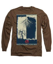 Rubino Grunge Tree - Long Sleeve T-Shirt Long Sleeve T-Shirt Pixels Coffee Small 