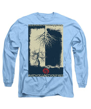 Rubino Grunge Tree - Long Sleeve T-Shirt Long Sleeve T-Shirt Pixels Carolina Blue Small 