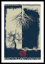Rubino Grunge Tree - Framed Print Framed Print Pixels 24.000" x 36.000" Black White