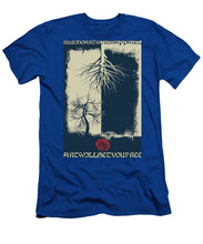 Rubino Grunge Tree - Men's T-Shirt (Athletic Fit) Men's T-Shirt (Athletic Fit) Pixels Royal Small 