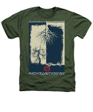 Rubino Grunge Tree - Heathers T-Shirt Heathers T-Shirt Pixels Military Green Small 