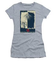 Rubino Grunge Tree - Women's T-Shirt (Athletic Fit) Women's T-Shirt (Athletic Fit) Pixels Heather Small 