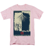 Rubino Grunge Tree - Men's T-Shirt  (Regular Fit) Men's T-Shirt (Regular Fit) Pixels Pink Small 
