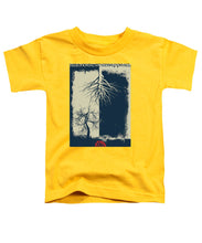 Rubino Grunge Tree - Toddler T-Shirt Toddler T-Shirt Pixels Yellow Small 