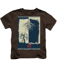 Rubino Grunge Tree - Kids T-Shirt Kids T-Shirt Pixels Coffee Small 