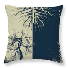 Rubino Grunge Tree - Throw Pillow Throw Pillow Pixels 16" x 16" Yes 