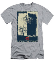 Rubino Grunge Tree - Men's T-Shirt (Athletic Fit) Men's T-Shirt (Athletic Fit) Pixels Heather Small 