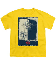 Rubino Grunge Tree - Youth T-Shirt Youth T-Shirt Pixels Yellow Small 