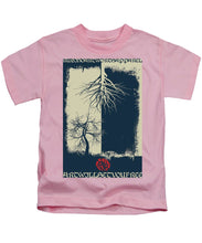 Rubino Grunge Tree - Kids T-Shirt Kids T-Shirt Pixels Pink Small 