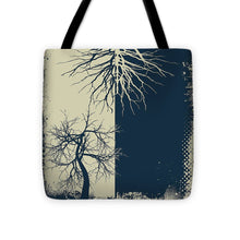 Rubino Grunge Tree - Tote Bag Tote Bag Pixels 16" x 16"  