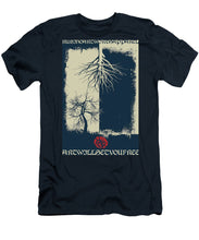 Rubino Grunge Tree - Men's T-Shirt (Athletic Fit) Men's T-Shirt (Athletic Fit) Pixels Navy Small 