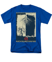 Rubino Grunge Tree - Men's T-Shirt  (Regular Fit) Men's T-Shirt (Regular Fit) Pixels Royal Small 