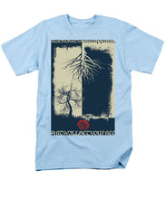 Rubino Grunge Tree - Men's T-Shirt  (Regular Fit) Men's T-Shirt (Regular Fit) Pixels Light Blue Small 