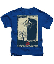 Rubino Grunge Tree - Kids T-Shirt Kids T-Shirt Pixels Royal Small 