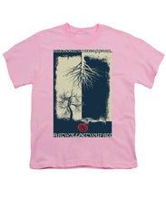 Rubino Grunge Tree - Youth T-Shirt Youth T-Shirt Pixels Pink Small 