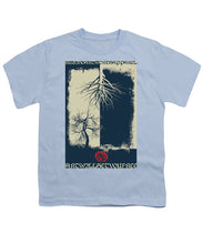 Rubino Grunge Tree - Youth T-Shirt Youth T-Shirt Pixels Light Blue Small 