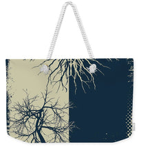 Rubino Grunge Tree - Weekender Tote Bag Weekender Tote Bag Pixels 24" x 16" White 