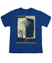 Rubino Grunge Tree - Youth T-Shirt Youth T-Shirt Pixels Royal Small 