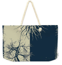 Rubino Grunge Tree - Weekender Tote Bag Weekender Tote Bag Pixels 24" x 16" Natural 