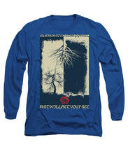 Rubino Grunge Tree - Long Sleeve T-Shirt Long Sleeve T-Shirt Pixels Royal Small 