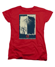 Rubino Grunge Tree - Women's T-Shirt (Standard Fit) Women's T-Shirt (Standard Fit) Pixels Red Small 