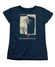 Rubino Grunge Tree - Women's T-Shirt (Standard Fit) Women's T-Shirt (Standard Fit) Pixels Navy Small 