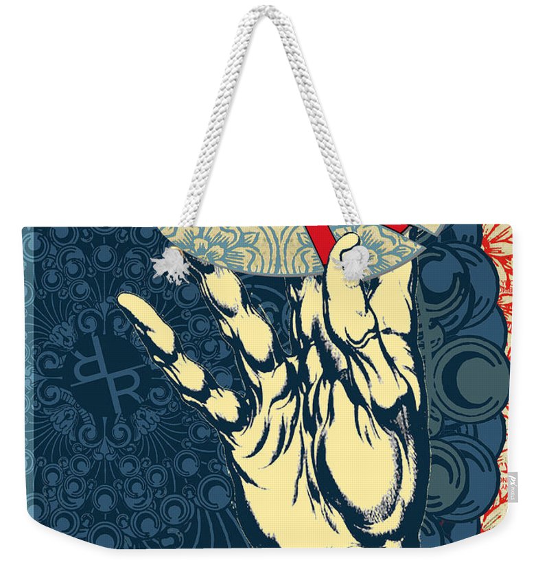 Rubino Hand - Weekender Tote Bag Weekender Tote Bag Pixels 24