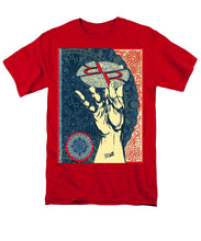 Rubino Hand - Men's T-Shirt  (Regular Fit) Men's T-Shirt (Regular Fit) Pixels Red Small 