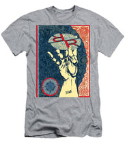 Rubino Hand - Men's T-Shirt (Athletic Fit) Men's T-Shirt (Athletic Fit) Pixels Heather Small 