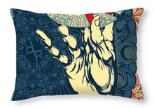 Rubino Hand - Throw Pillow Throw Pillow Pixels 20" x 14" Yes 