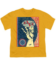 Rubino Hand - Youth T-Shirt Youth T-Shirt Pixels Gold Small 