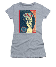 Rubino Hand - Women's T-Shirt (Athletic Fit) Women's T-Shirt (Athletic Fit) Pixels Heather Small 