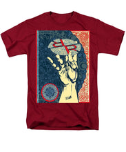 Rubino Hand - Men's T-Shirt  (Regular Fit) Men's T-Shirt (Regular Fit) Pixels Cardinal Small 