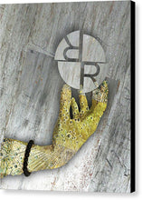 Rubino Hands Study - Canvas Print Canvas Print Pixels 6.375" x 8.000" Black Glossy