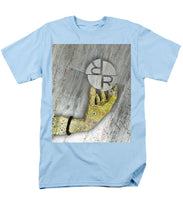 Rubino Hands Study - Men's T-Shirt  (Regular Fit) Men's T-Shirt (Regular Fit) Pixels Light Blue Small 