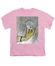 Rubino Hands Study - Youth T-Shirt Youth T-Shirt Pixels Pink Small 