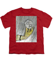Rubino Hands Study - Youth T-Shirt Youth T-Shirt Pixels Red Small 