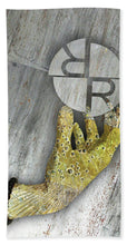 Rubino Hands Study - Beach Towel Beach Towel Pixels Beach Towel (32" x 64")  